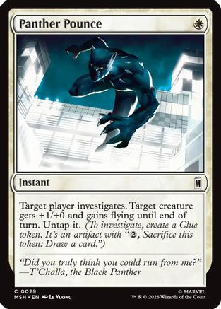 Image of Panther Pounce (MSH-029) - Marvel Super Heroes