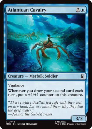 Image of Atlantean Cavalry (MSH-045) - Marvel Super Heroes Foil