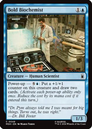 Image of Bold Biochemist (MSH-048) - Marvel Super Heroes