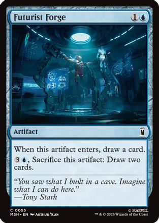 Image of Futurist Forge (MSH-055) - Marvel Super Heroes Foil