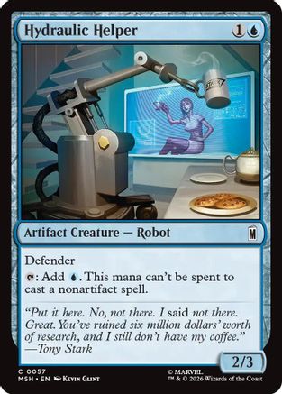 Image of Hydraulic Helper (MSH-057) - Marvel Super Heroes Foil