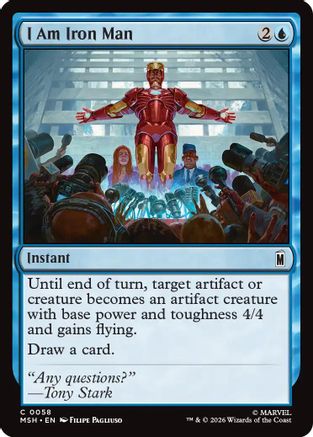 Image of I Am Iron Man (MSH-058) - Marvel Super Heroes