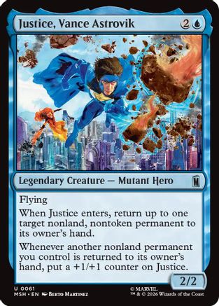 Image of Justice, Vance Astrovik (MSH-061) - Marvel Super Heroes