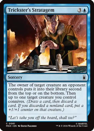 Image of Trickster's Stratagem (MSH-081) - Marvel Super Heroes
