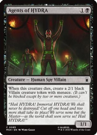 Image of Agents of HYDRA (MSH-085) - Marvel Super Heroes