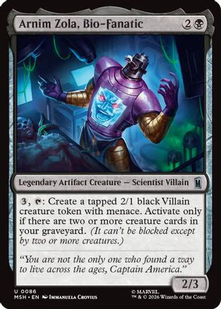 Image of Arnim Zola, Bio-Fanatic (MSH-086) - Marvel Super Heroes