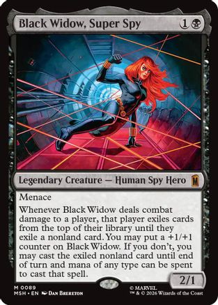 Image of Black Widow, Super Spy (MSH-089) - Marvel Super Heroes