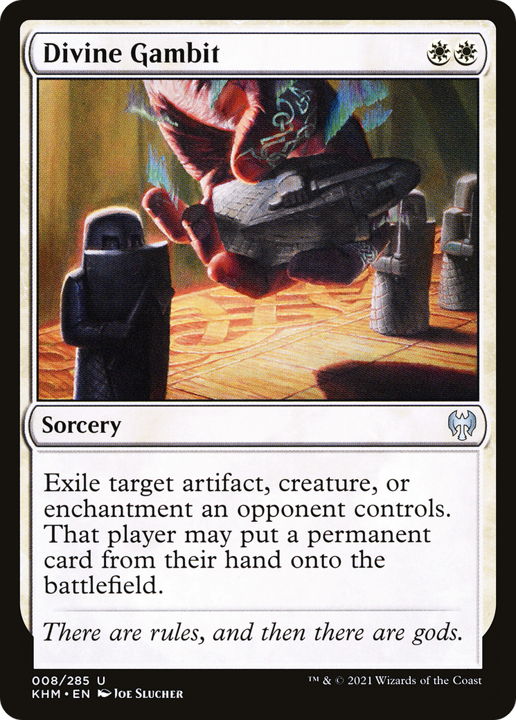 Image of Divine Gambit (KHM-008) - Kaldheim Foil