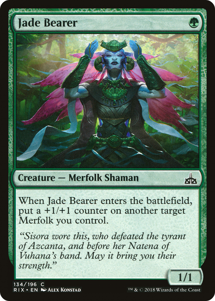Image of Jade Bearer (RIX-134) - Rivals of Ixalan
