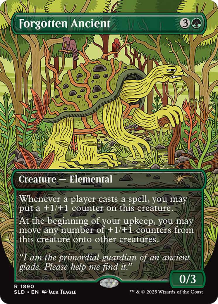 Image of Forgotten Ancient (SLD-1890) - Secret Lair Drop (Borderless) Foil