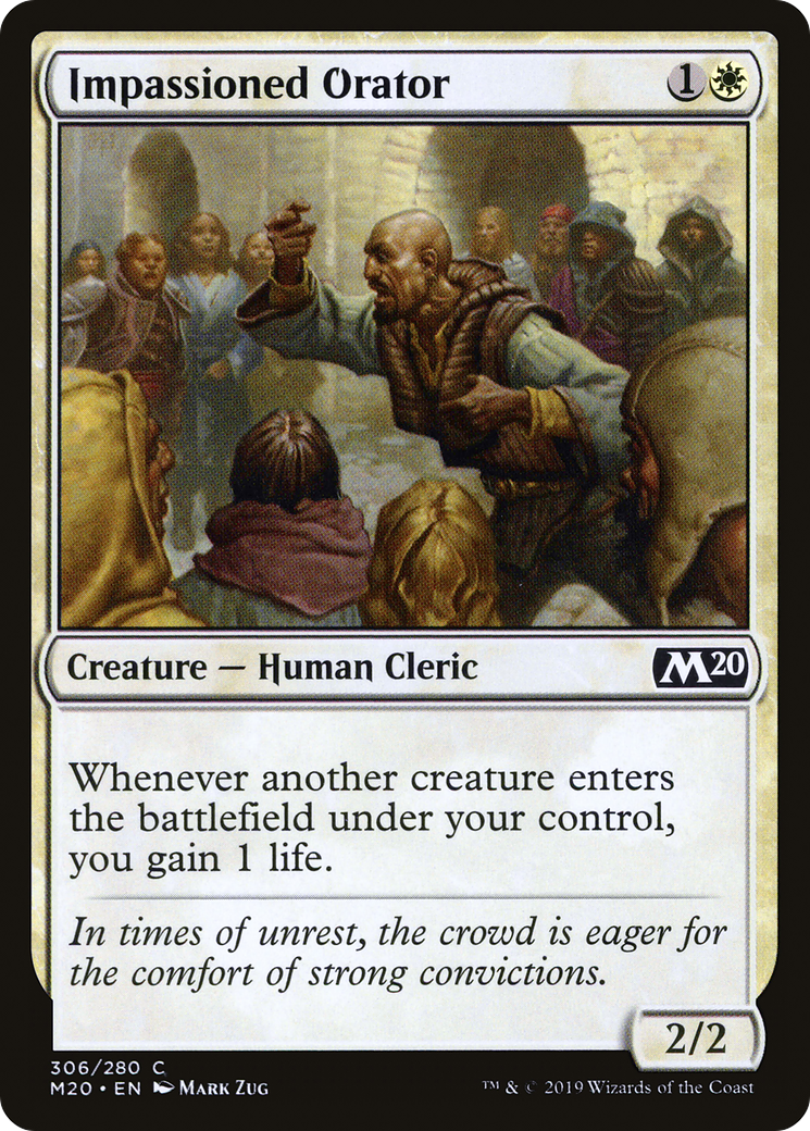 Image of Impassioned Orator (M20-306) - Core Set 2020