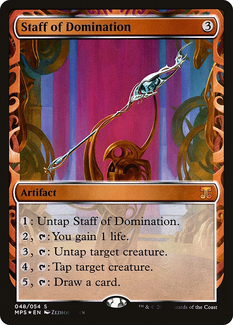 Image of Staff of Domination (MPS-048) - Kaladesh Inventions Foil