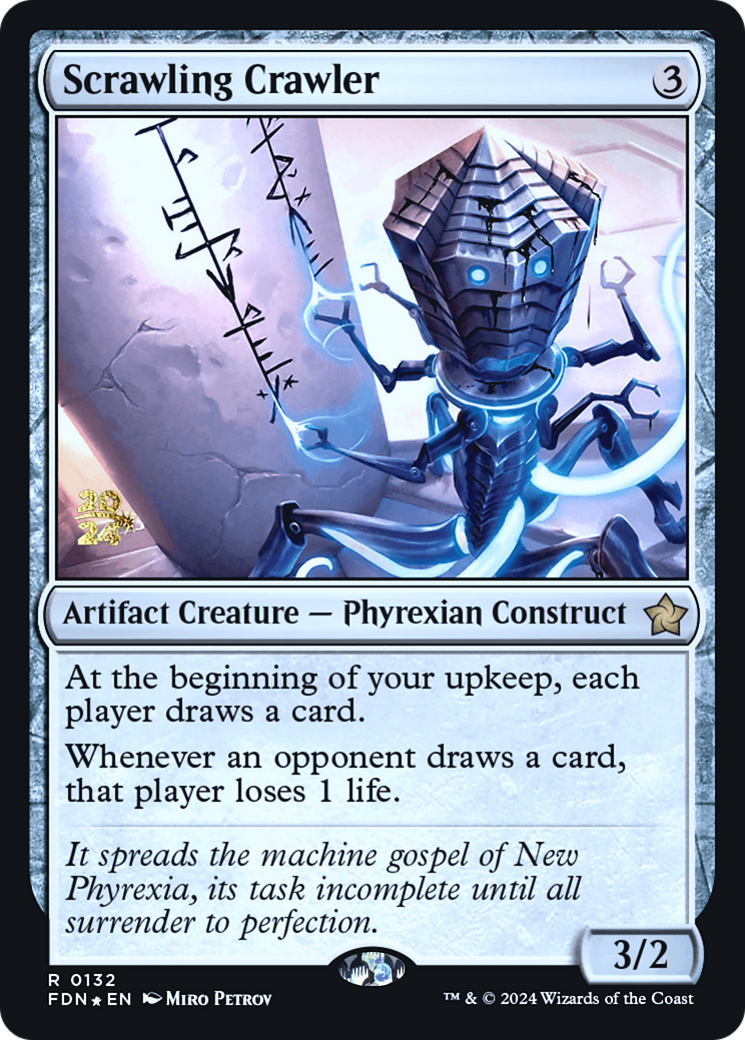 Image of Scrawling Crawler (PRE-132) - Foundations Promos Foil