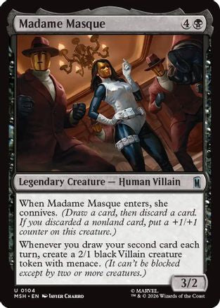 Image of Madame Masque (MSH-104) - Marvel Super Heroes Foil