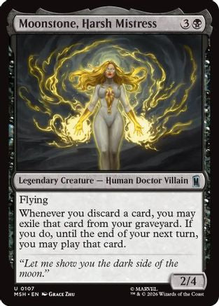 Image of Moonstone, Harsh Mistress (MSH-107) - Marvel Super Heroes Foil