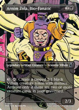 Image of Arnim Zola, Bio-Fanatic (Borderless) (MSH-319) - Marvel Super Heroes Foil