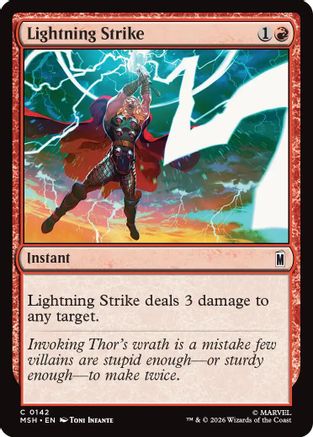 Image of Lightning Strike (MSH-142) - Marvel Super Heroes