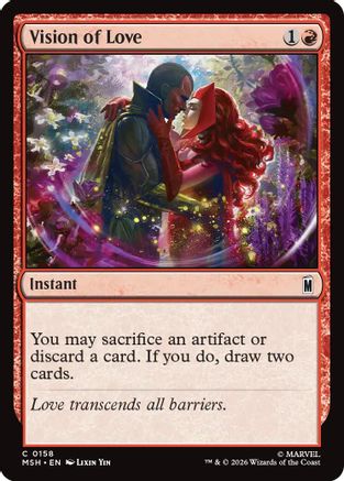 Image of Vision of Love (MSH-158) - Marvel Super Heroes Foil