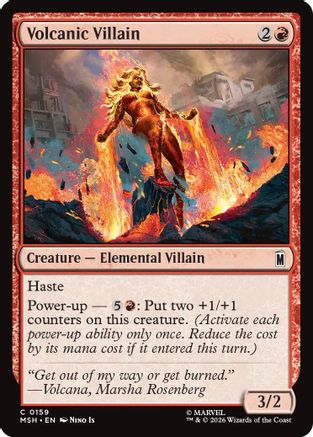 Image of Volcanic Villain (MSH-159) - Marvel Super Heroes