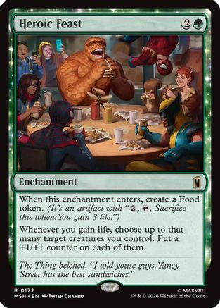 Image of Heroic Feast (MSH-172) - Marvel Super Heroes