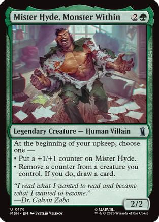 Image of Mister Hyde, Monster Within (MSH-176) - Marvel Super Heroes