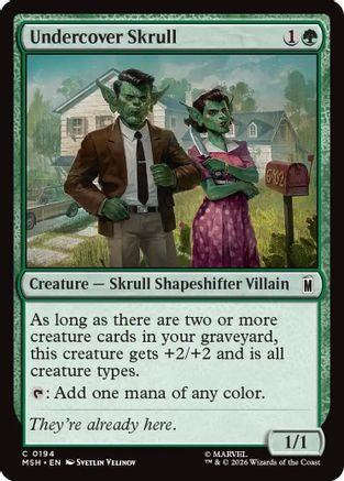 Image of Undercover Skull (MSH-194) - Marvel Super Heroes