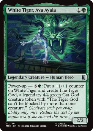Image of White Tiger, Ava Ayala (MSH-196) - Marvel Super Heroes