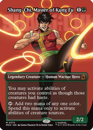 Image of Shang-Chi, Master of Kung Fu (Borderless) (0370) (MSH-370) - Marvel Super Heroes