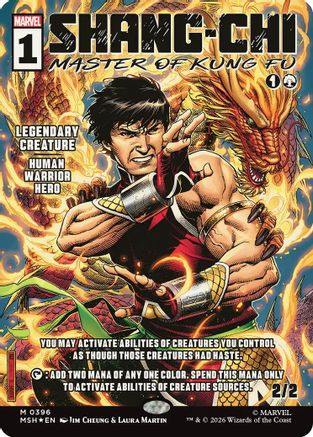 Image of Shang-Chi, Master of Kung Fu (Showcase) (0396) (MSH-396) - Marvel Super Heroes Foil