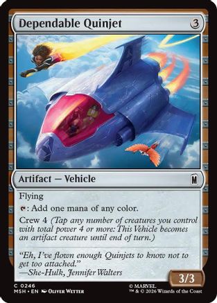 Image of Dependable Quinjet (MSH-246) - Marvel Super Heroes