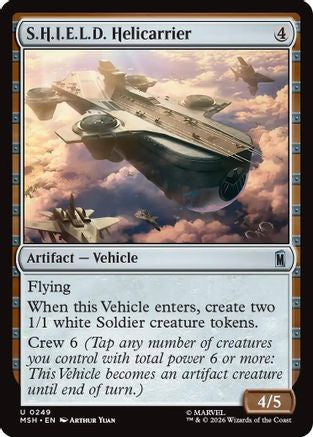 Image of S.H.I.E.L.D. Helicarrier (MSH-249) - Marvel Super Heroes Foil