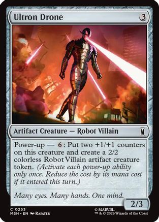Image of Ultron Drone (MSH-253) - Marvel Super Heroes Foil