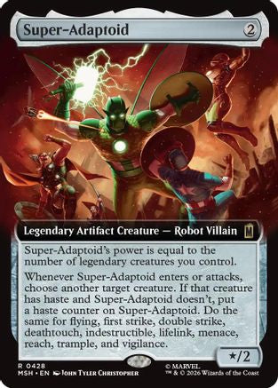Image of Super-Adaptoid (Extended Art) (MSH-428) - Marvel Super Heroes Foil