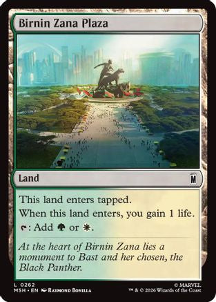 Image of Birnin Zana Plaza (MSH-262) - Marvel Super Heroes Foil
