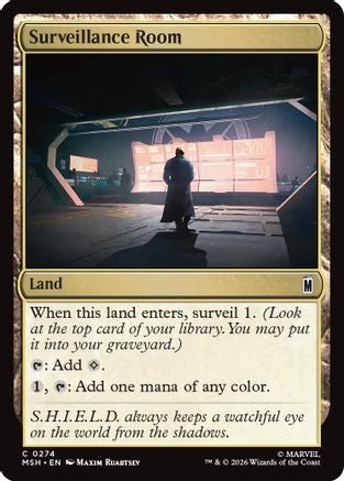 Image of Surveillance Room (MSH-274) - Marvel Super Heroes Foil