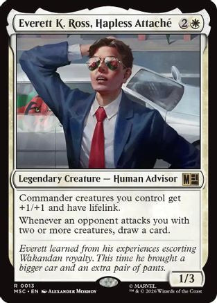 Image of Everett K. Ross, Hapless Attache (MSC-013) - Commander: Marvel Super Heroes