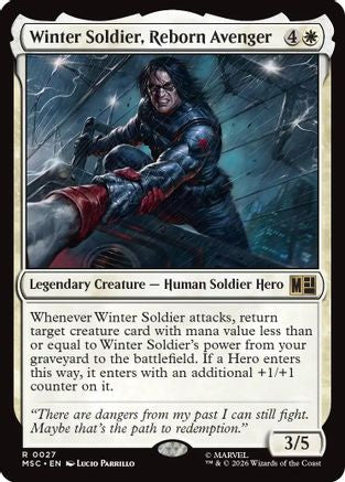 Image of Winter Soldier, Reborn Avenger (MSC-027) - Commander: Marvel Super Heroes