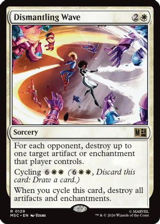 Image of Dismantling Wave (MSC-129) - Commander: Marvel Super Heroes