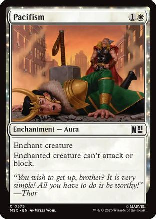 Image of Pacifism (MSC-575) - Commander: Marvel Super Heroes Foil