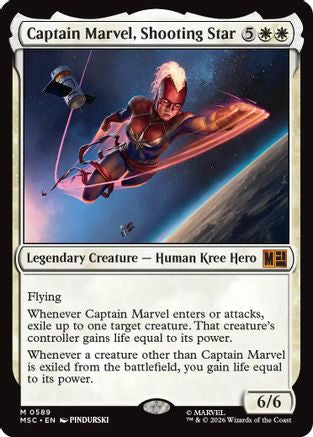 Image of Captain Marvel, Shooting Star (MSC-589) - Commander: Marvel Super Heroes