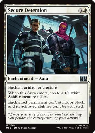 Image of Secure Detention (MSC-608) - Commander: Marvel Super Heroes Foil