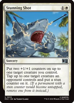 Image of Stunning Shot (MSC-610) - Commander: Marvel Super Heroes Foil