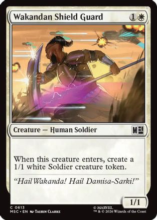 Image of Wakandan Shield Guard (MSC-613) - Commander: Marvel Super Heroes