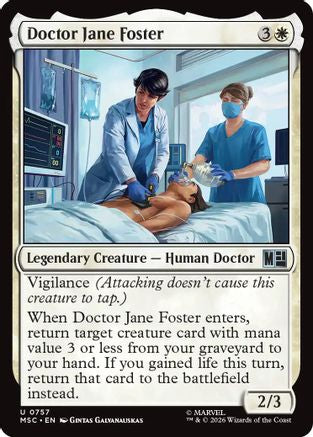 Image of Doctor Jane Foster (MSC-757) - Commander: Marvel Super Heroes Foil