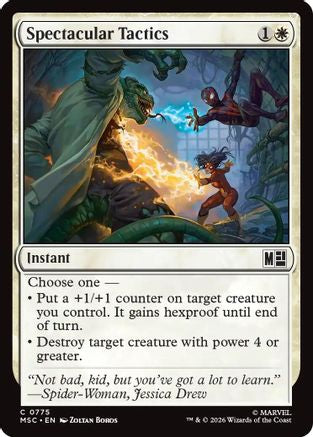 Image of Spectacular Tactics (MSC-775) - Commander: Marvel Super Heroes