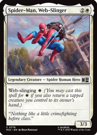 Image of Spider-Man, Web-Slinger (MSC-776) - Commander: Marvel Super Heroes
