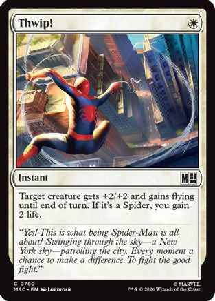 Image of Thwip! (MSC-780) - Commander: Marvel Super Heroes Foil