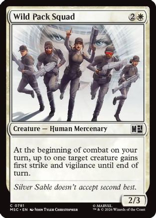 Image of Wild Pack Squad (MSC-781) - Commander: Marvel Super Heroes Foil