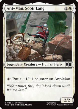 Image of Ant-Man, Scott Lang (0834) (MSC-834) - Commander: Marvel Super Heroes