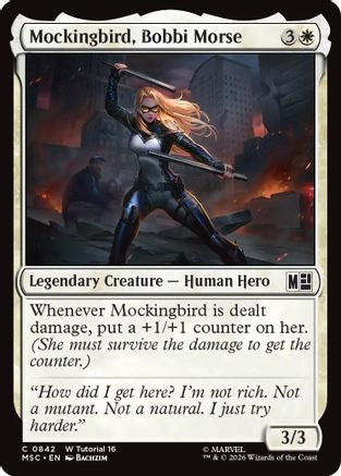 Image of Mockingbird, Bobbi Morse (0842) (MSC-842) - Commander: Marvel Super Heroes